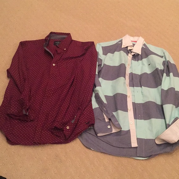 🎉New Year Sale Both Shirts for $45 Vineyard & AE - Picture 1 of 8